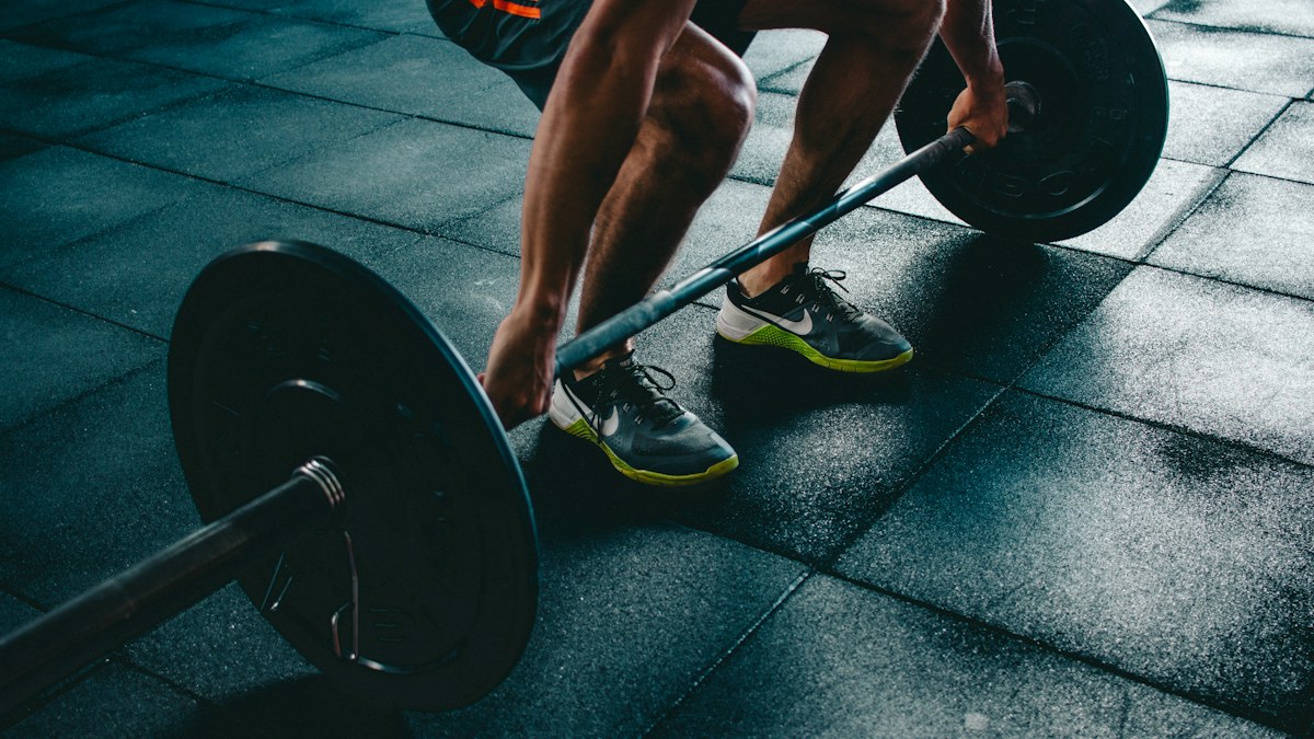 Área de entrenamiento en un gimnasio